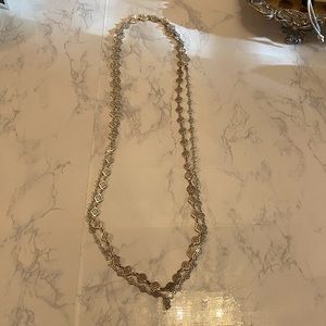 Stella and dot silver necklace